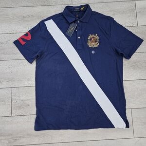 NWT POLO RALPH LAUREN Monogram Polo Mens Large